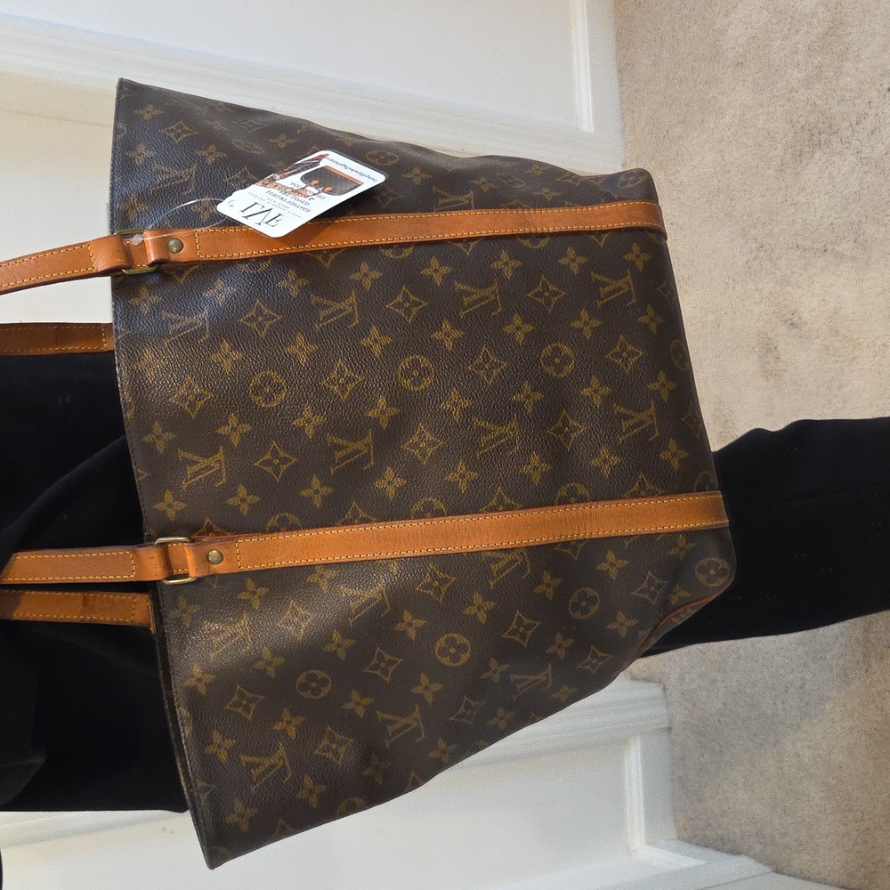 LOUIS VUITTON VINTAGE MONOGRAM SAC MM SHOPPING TOTE ULTRA RARE STYLE/SIZE 1991